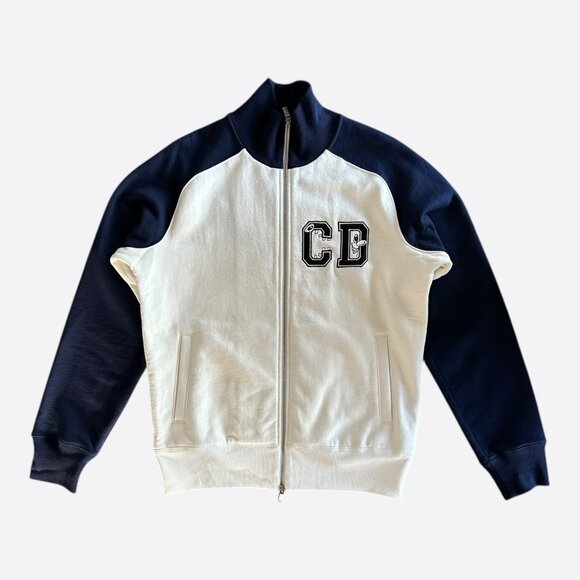 Dior Kenny Scharf Navy & White Embroidered Logo Track Jacket - Picture 1 of 6